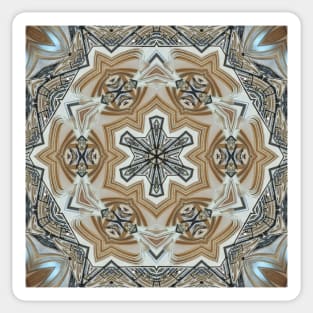 delightful complex art nouveau and art deco styled pattern and designs Sticker